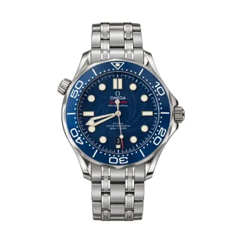 Relógio Omega Seamaster Automático - 42mm Aço Azul Prem AAA+