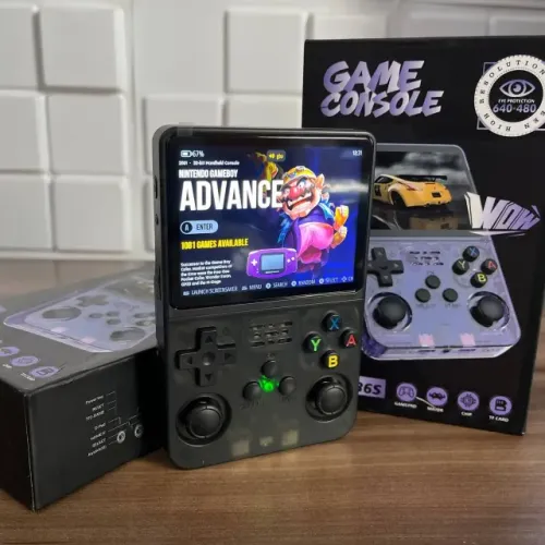 Console R36S Portátil +15000 Jogos Retrô Original Lacrado