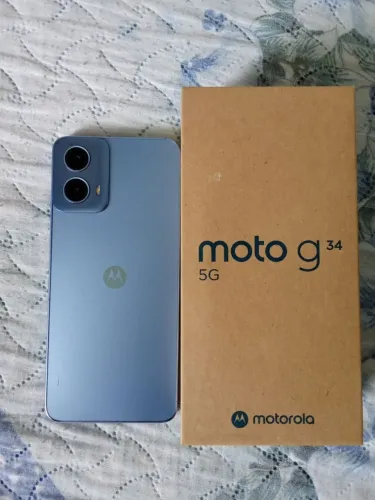 Motorola G34 5G funcionando perfeitamente