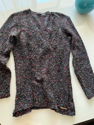Blusa malha mesclada