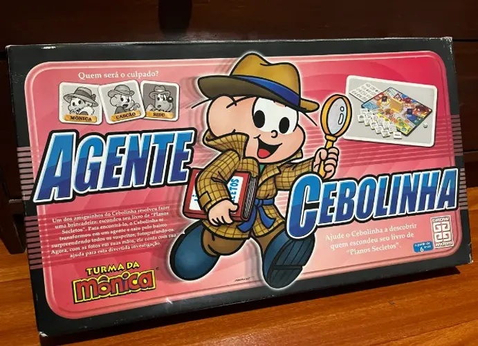 Jogo Agente Cebolinha - Turma da Mônica - COMPLETO - USADO - LEIA A DESCRIÇÃO