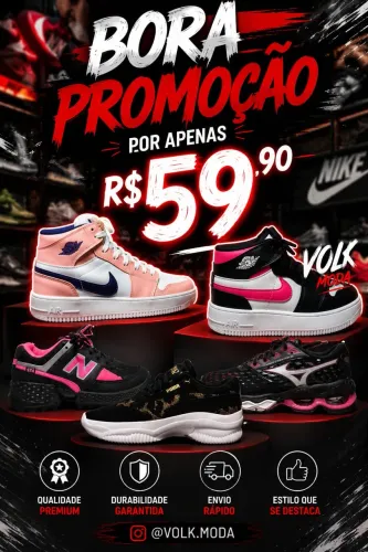 Tênis infantil promoção 59,90