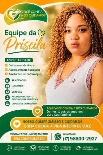 Equipe especializada da área da enfermagem