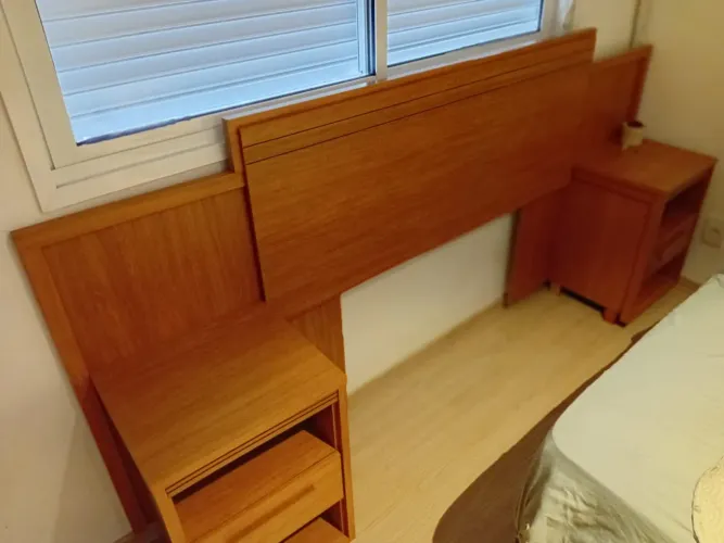 Vendo cabeceira cama box casal com regulagem para tamanho queen