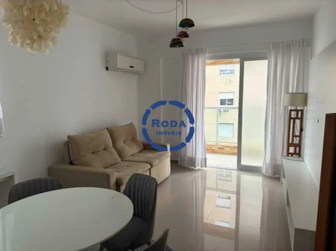 Apartamento para Aluguel em Santos - Ponta da Praia | 2 Suítes | 73,50 m² | Portaria 24h e