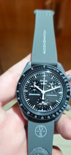 Relógio Omega x Swatch Moonswatch Mercury - Lançamento pulseira nova