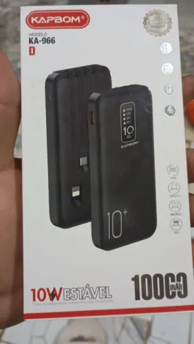 Bateria Portátil 10000 mAh