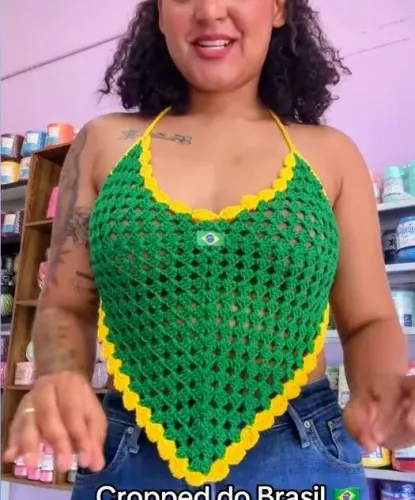 Crooped do brasil a pronta entrega