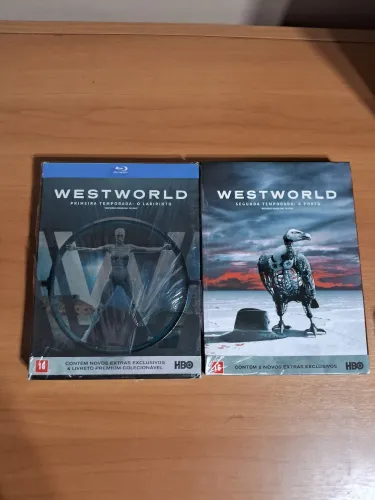 Westworld - primeira e segunda temporadas completas - Bluray/ DVD -  box originais 