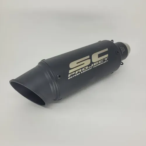 Ponteira De Escapamento Para Moto Ronco Esportivo - Escape SC Project Bevel