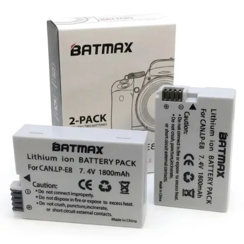 Bateria Batmax Lp-e8 (duas unidades)