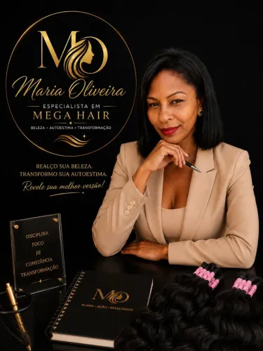 Aplicação de mega hair