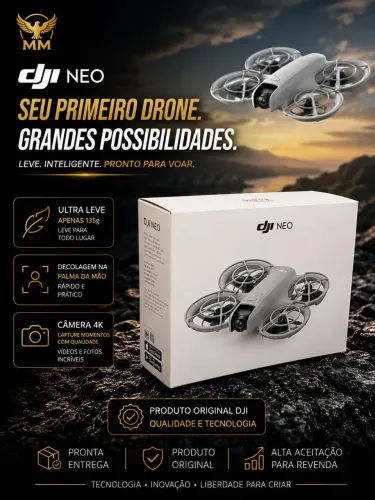 DRONE DJI NEO LACRADO! + NOTA FISCAL
