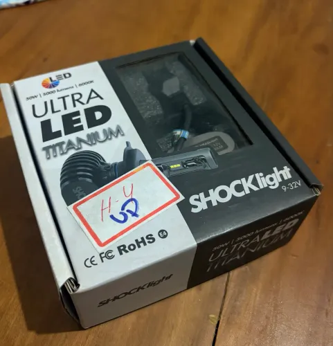 Lâmpada LED Shocklight H4 6000k