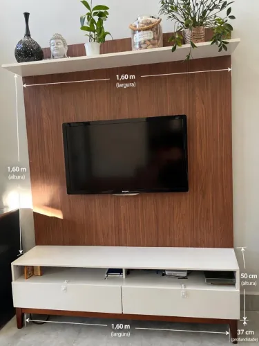 Painel com rack separado