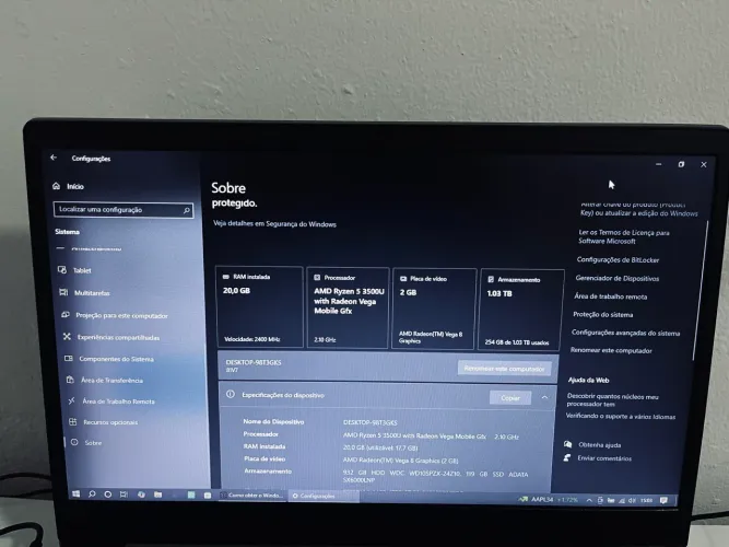 Lenovo IdeaPad S145 ? Ryzen 5 + 20GB RAM PRA NEGOCIAR!