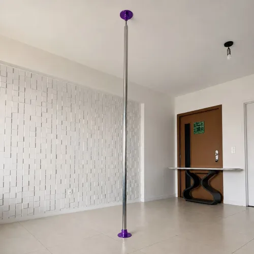 Barra pole dance ali fitness giratória e desmontável