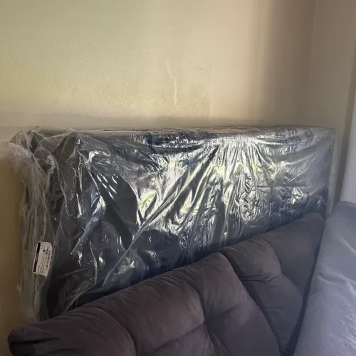 Cama de casal base e colchão