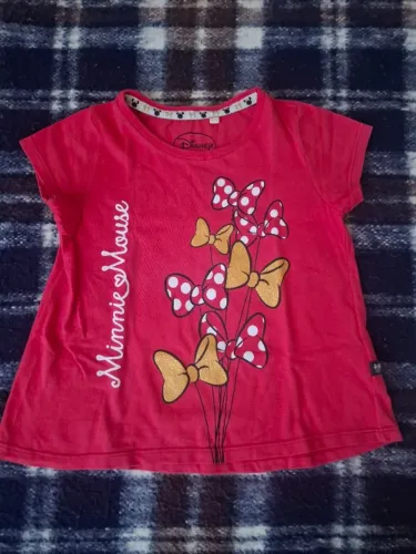 Blusa de meia manga minnie