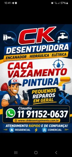C K DESENTUPIDORA E OUTROS SERVIÇOS. 