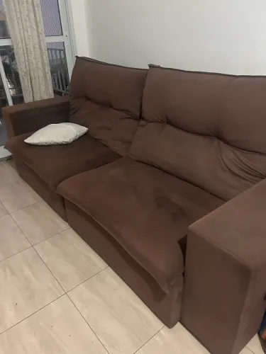 Sofá marrom grande