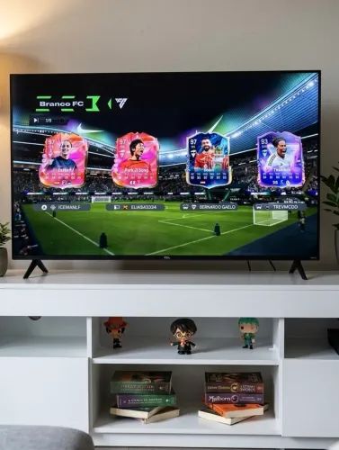 Smart TV TCL 43 Polegadas Full HD QLED S5K WiFi Bluetooth Google TV 2 HDMI HDR10