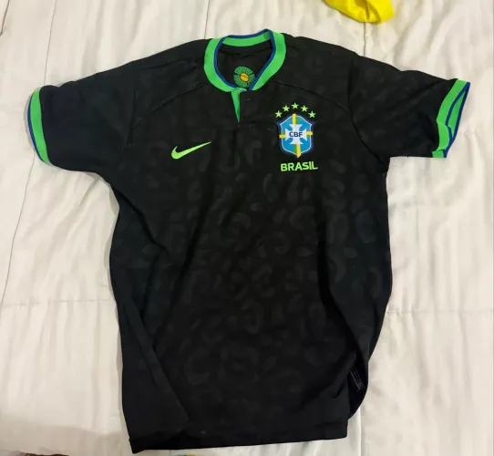 Camisa Seleção Brasileira Preta Nike Tam. P | Usada