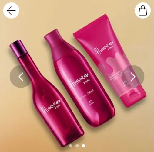 Presente Namorados Perfume Feminina + Colonia Splash + Geleia banho Humor