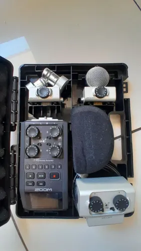 Gravador portátil multipista e interface de áudio Zoom H6