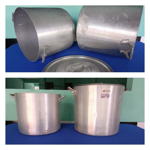 Caldeirões de Alumínio Hotel/Industrial Nº 40 e Nº 45 (Vendo o par ou separado)