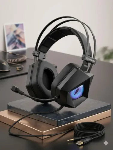 Headset gamer olho de dragão