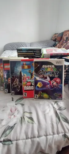 Lote de jogos de wii