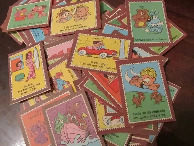 5 Figurinhas Turma Da Mônica Como Diz O Ditado 1981