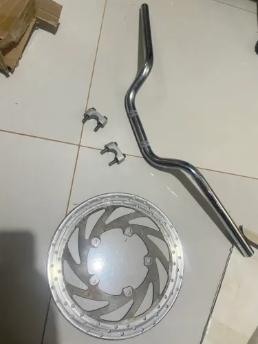 Guidão e disco de freio (fazer 250)
