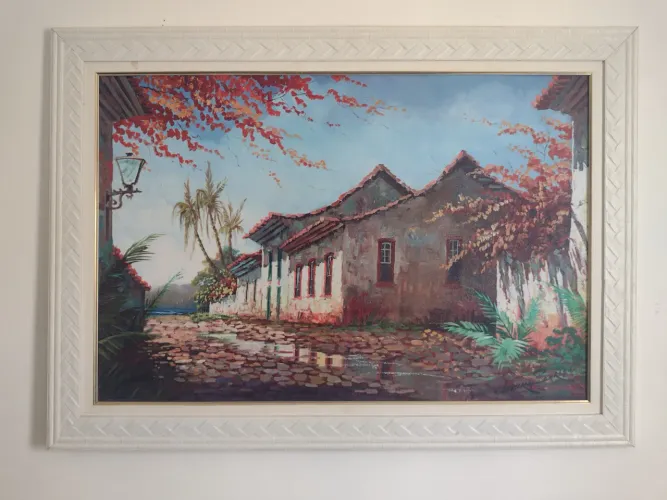 Quadro com moldura 1m x 0,60cm
