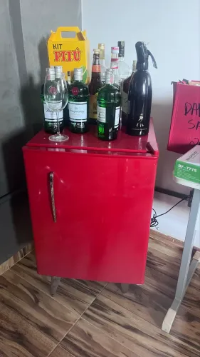 Frigobar Vermelho Retrô - Ótimo Estado