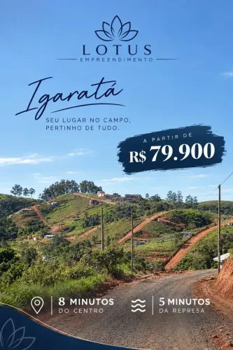 TERRENOS DE CHÁCARA EM IGARATÁ SP