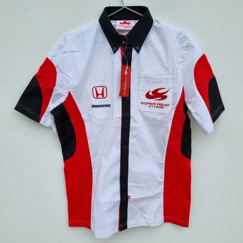 Camisa Honda F1 Super Aguri Formula 1 Team Bridgestone Original Vintage M
