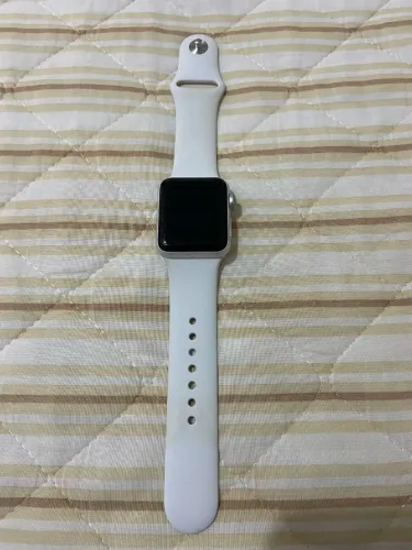apple watch serie 3 - 38mm com pulseira, carregador e caixa original