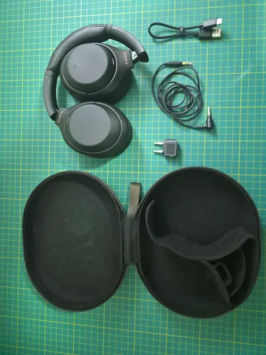 Fone Sony WH-1000XM4 Cancelamento de Ruído Kit Completo