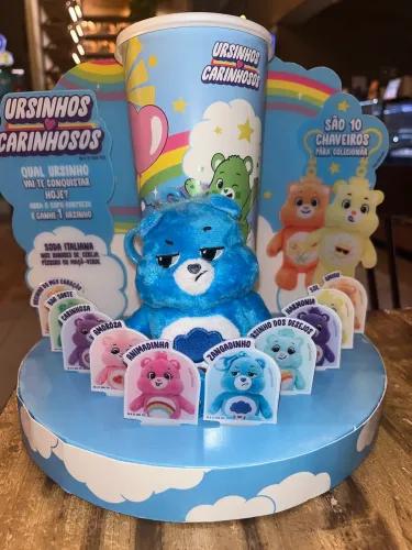 Chaveiro ursinhos carinhosos Cacau Show