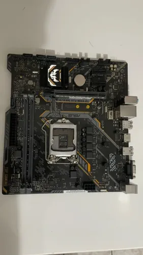 Placa Mãe Asus TUF H310M Plus Gaming/BR + Processador i5-9400F + Placa de Rede TG-3468