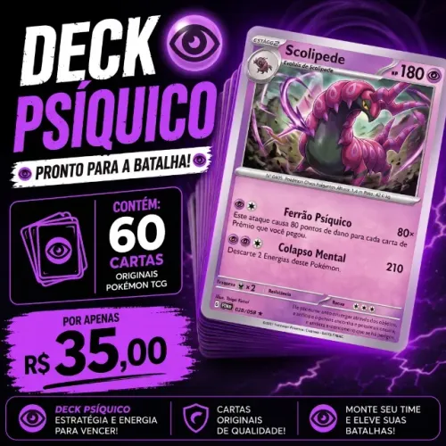 Deck Pokemon Poderes Emergentes: Truques Tóxicos
