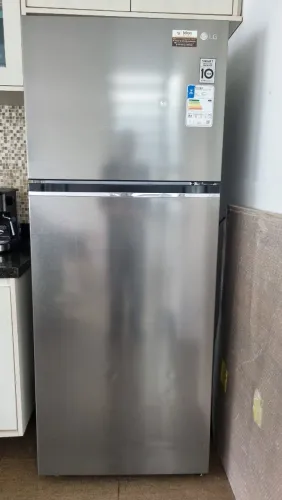 Geladeira LG 305l inox 127v