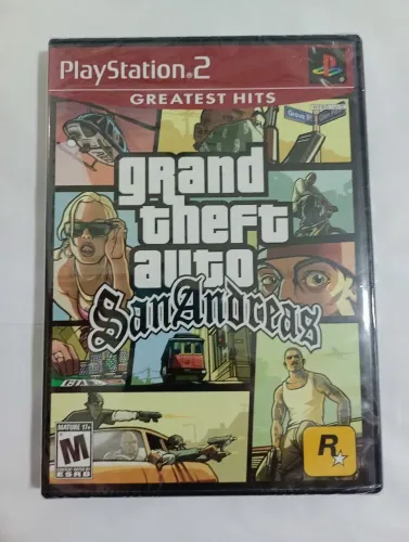 Jogo GTA PS2 Original San Andreas Lacrado