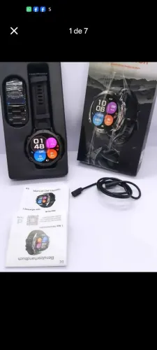 Smartwatch Militar X3 Original - Tela AMOLED 1.73" (Novo na Caixa)