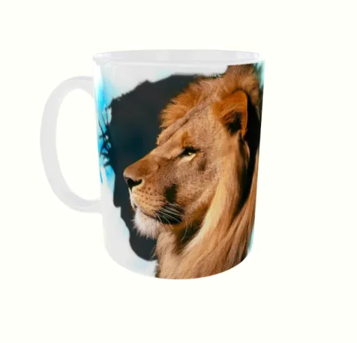 Caneca Personalizada Tudo posso naquele que me fortalece Cerâmica Branca Live Sub 325ml