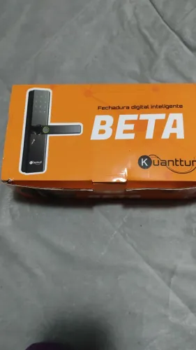 Fechadura Digital Kuanttum Beta Biométrica + Senha + Tag RFID