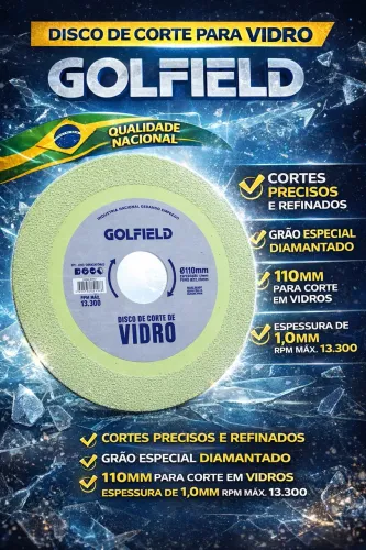 DISCO DE CORTE 4\" PARA VIDRO / MÁRMORE / PORCELANATO / GRANITO