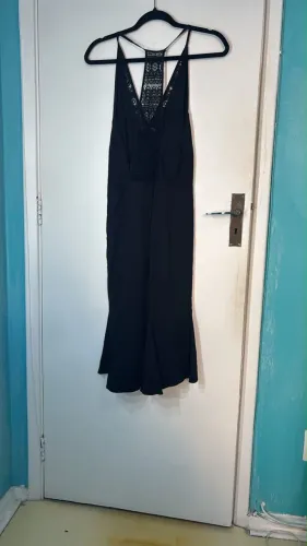 Vestido maria filó , M, preto , renda, festa